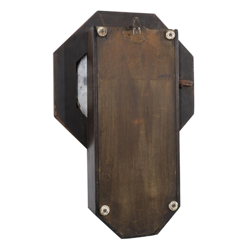 1249 - Two American two train wall clocks (2) (one at fault) 