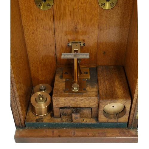 1240 - Rare Strasser & Rohde German copper-plated geodetic field regulator with half-seconds pendulum a... 