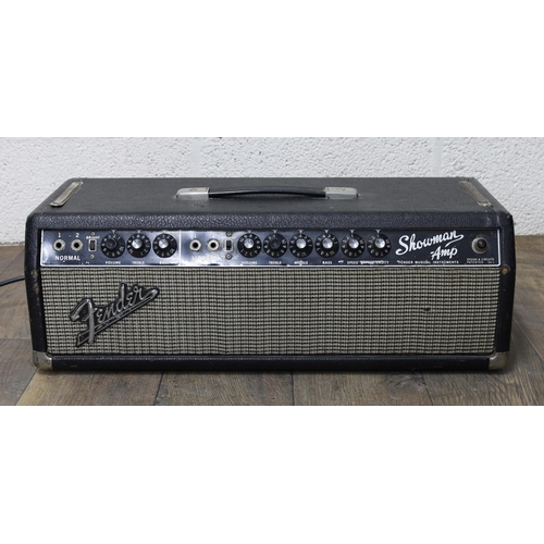 Fender Showman guitar amplifier head, made in USA, circa 1966