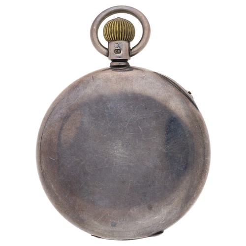 382 - E.J. Dent, London - Early 20th century silver patent lever pocket watch, Chester 1906, the full plat... 