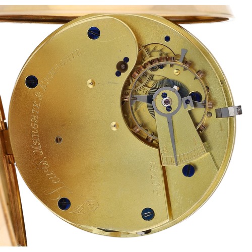 379 - Lewis, Margate & Ramsgate - Victorian 9ct lever pocket watch, Birmingham 1893, signed gilt frost... 