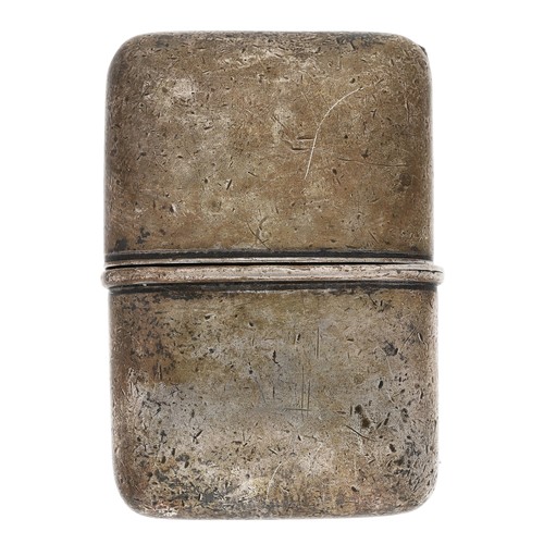 391 - Movado Chronométre Ermeto silver purse watch, import hallmarks for Glasgow 1929, signed square silve... 