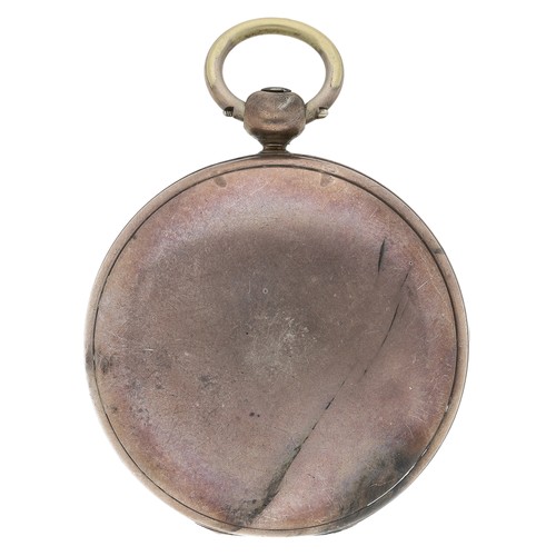 364 - Edward Thorpe, Bath - 19th century silver fusee Savage two-pin lever pocket watch, London 1830, the ... 