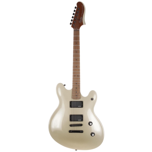 12 - 2023 Squier by Fender Contemporary Active Starcaster electric guitar, made in Indonesia; Body: Shore... 