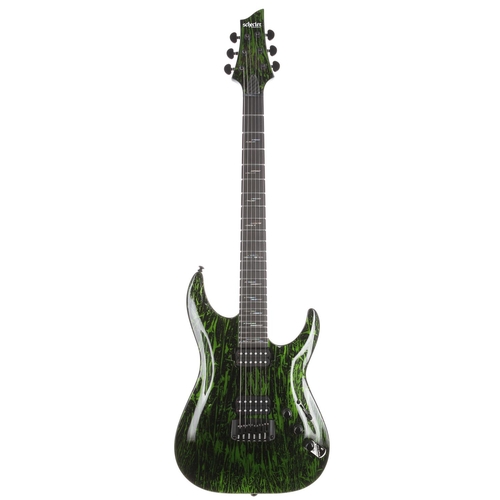 14 - 2020 Schecter Diamond Series C-1 Silver Mountain electric guitar, made in South Korea; Body: Toxic V... 