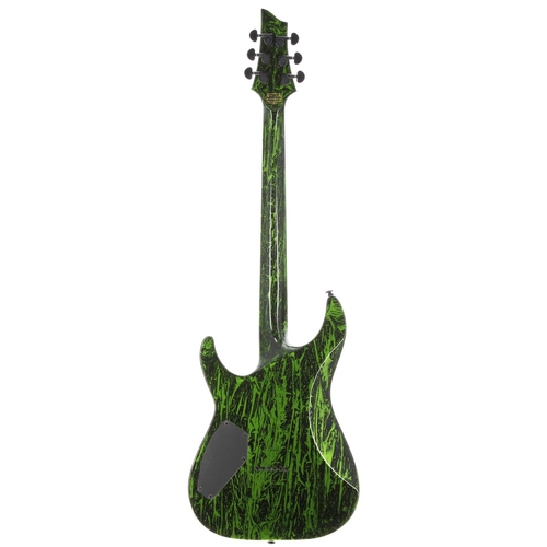 14 - 2020 Schecter Diamond Series C-1 Silver Mountain electric guitar, made in South Korea; Body: Toxic V... 
