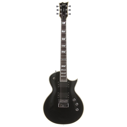 20 - 2013 ESP LTD EC1000ET Evertune electric guitar, made in Korea; Body: black gloss finish; Neck: good;... 