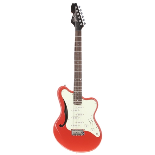 22 - Italia Imola 6 electric guitar; Body: red finish; Neck: maple; Fretboard: rosewood with pearl dot po... 