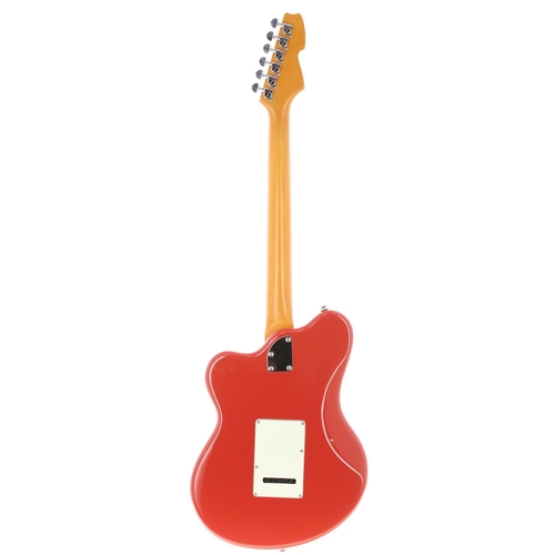 22 - Italia Imola 6 electric guitar; Body: red finish; Neck: maple; Fretboard: rosewood with pearl dot po... 