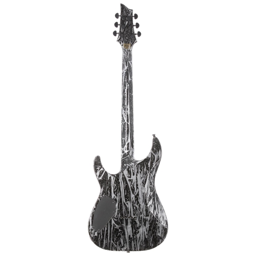 28 - 2022 Schecter Diamond Series C-1 Silver Mountain electric guitar, made in South Korea; Body: silver/... 