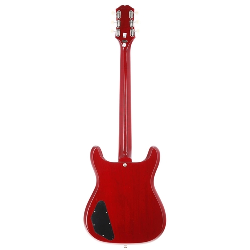 29 - 2021 Epiphone Wilshire P90 electric guitar, made in China; Body: cherry finished mahogany; Neck: goo... 