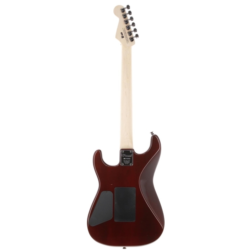 31 - 2017 Charvel Pro-Mod San Dimas Style 1 HH FR electric guitar, made in Mexico; Body: sunburst finish ... 