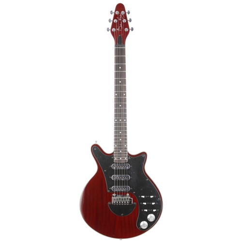 41 - Brian May Guitars Red Special electric guitar, made in Korea; Body: cherry red finished mahogany; Ne... 