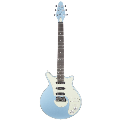 42 - Brian May Guitars Special electric guitar; Body: metallic blue finish; Neck: good; Fretboard: ebony;... 