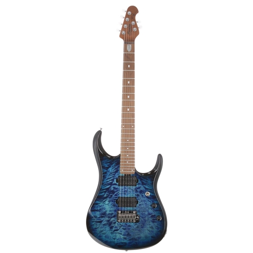 44 - Sterling by Music Man John Petrucci JP150 electric guitar, made in Indonesia; Body: Cerulean Paradis... 