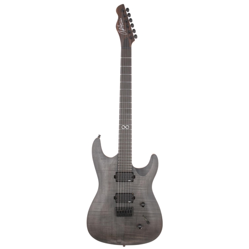 53 - 2018 Chapman ML1 Pro Modern electric guitar, made in Korea; Body: trans black finished flame maple t... 