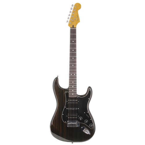 56 - 2013 Fender Modern Player Stratocaster HSH electric guitar, made in China; Body: charcoal transparen... 