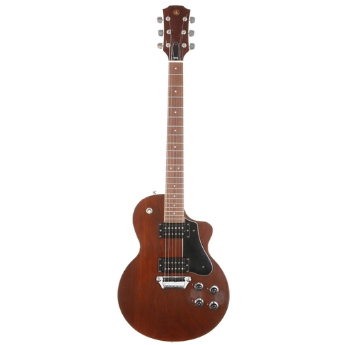 60 - Yamaha SG45 electric guitar, made in Japan, circa 1974; Body: walnut finish maple, two repairs to to... 