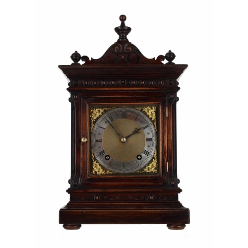 1231 - Winterhalder & Hofmeier walnut mantel clock, the 5