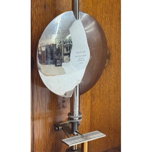 1240 - Rare Strasser & Rohde German copper-plated geodetic field regulator with half-seconds pendulum a... 