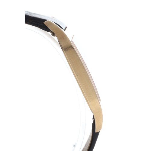 6 - Cartier Santos Dumont 18ct rose gold gentleman's wristwatch, reference no. 2650, serial no. 36642xxx... 