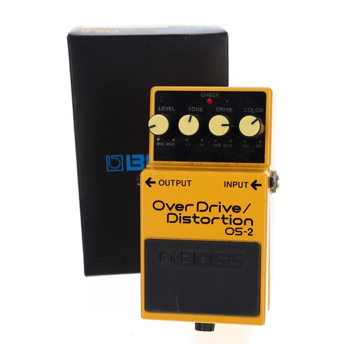 Boss OS-2 Overdrive/Distortion guitar pedal, boxed**Please note ...