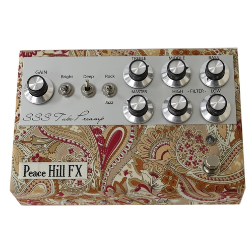 Peace Hill FX SSS Tube Preamp guitar pedal, made in Japan, with