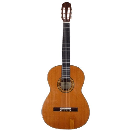 2287 - Takamine No. 5 classical guitar, made in Japan; Back and sides: Indian rosewood, various dings and s... 