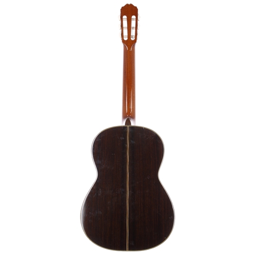2287 - Takamine No. 5 classical guitar, made in Japan; Back and sides: Indian rosewood, various dings and s... 