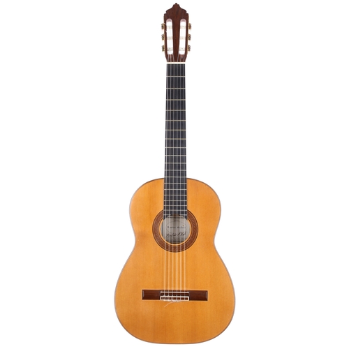 2288 - Alistair McNeill classical guitar, made in Nettleton, Chippenham, UK, circa 1970; Back and sides: In... 