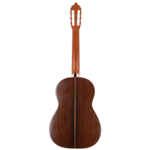 2288 - Alistair McNeill classical guitar, made in Nettleton, Chippenham, UK, circa 1970; Back and sides: In... 