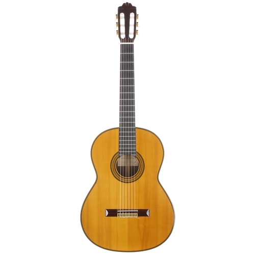 2253 - 2012 Paulino Bernabe Model 10 classical guitar, made in Madrid, Spain; Back and sides: Indian rosewo... 