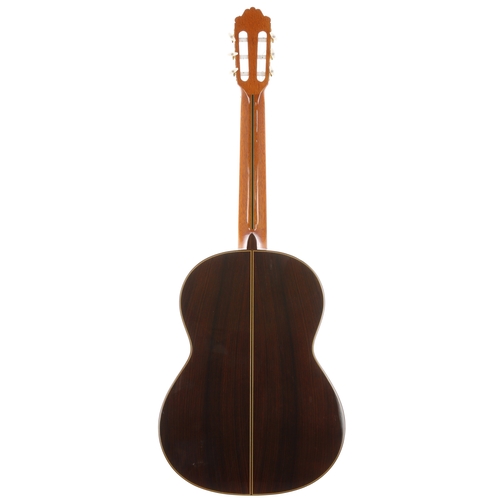 2253 - 2012 Paulino Bernabe Model 10 classical guitar, made in Madrid, Spain; Back and sides: Indian rosewo... 
