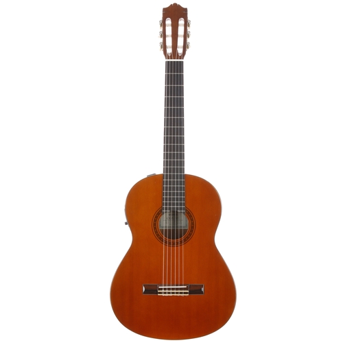 2254 - Yamaha CGX-101 electro-classical guitar, within Taylor gig bag
