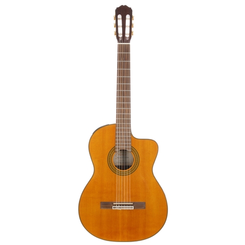 2281 - Takamine EG128SC electro-acoustic nylon string guitar, with Gator hard case
