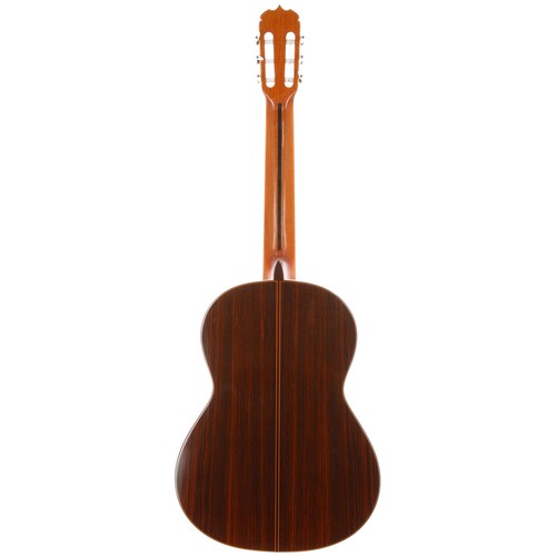 2265 - 1982 José Ramirez Clase 1A classical guitar, made in Madrid, Spain; Back and sides: Indian rosewood;... 
