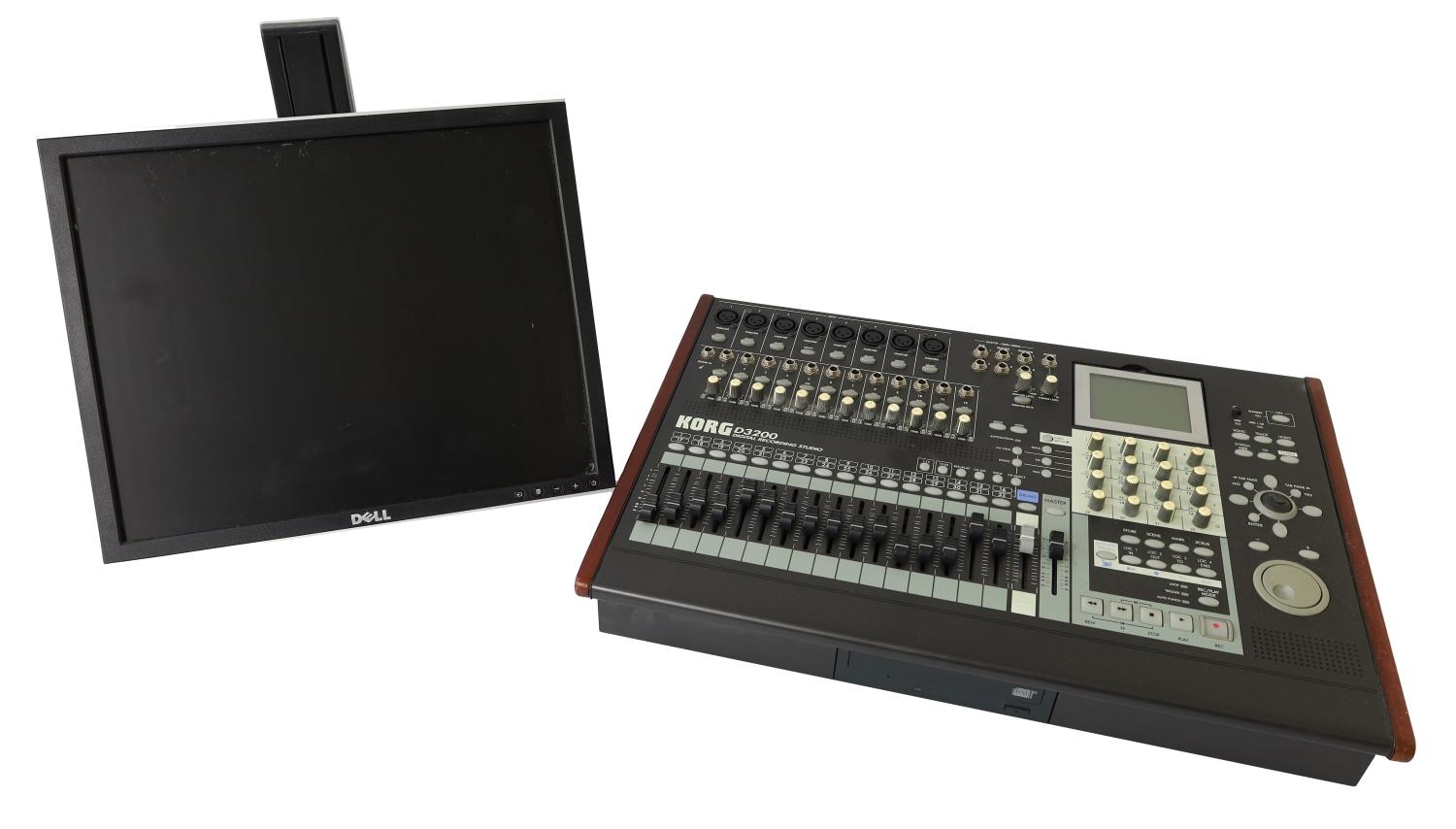 Korg D3200 digital recording studio with VGA conversion upgrade, sold ...