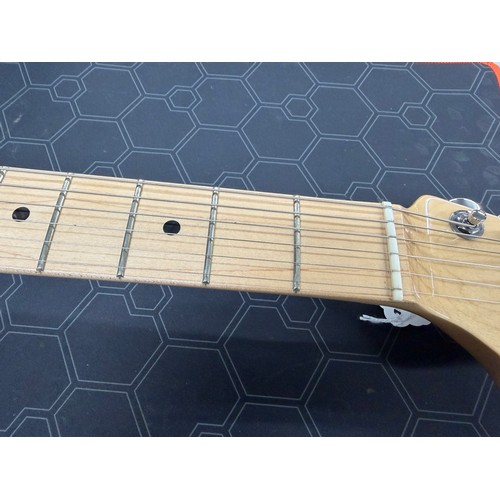 1 - 2018 Fender American Elite Stratocaster electric guitar, made in USA; Body: tobacco sunburst finishe... 