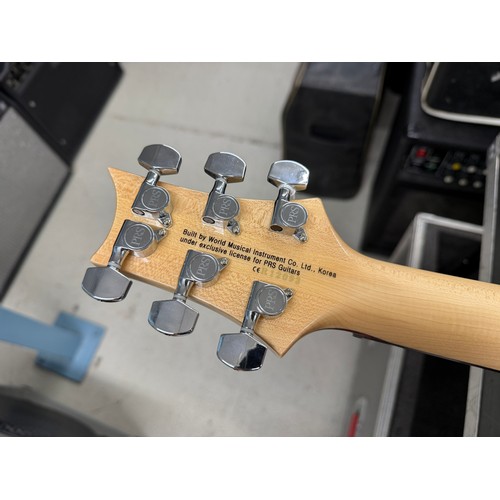 18 - 2017 Paul Reed Smith (PRS) SE Tremonti electric guitar, made in Korea; Body: natural spalted top upo... 