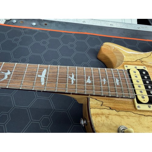 18 - 2017 Paul Reed Smith (PRS) SE Tremonti electric guitar, made in Korea; Body: natural spalted top upo... 