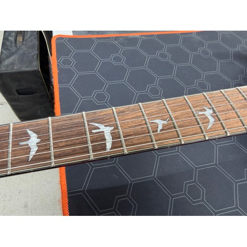 18 - 2017 Paul Reed Smith (PRS) SE Tremonti electric guitar, made in Korea; Body: natural spalted top upo... 