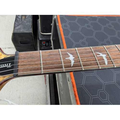 18 - 2017 Paul Reed Smith (PRS) SE Tremonti electric guitar, made in Korea; Body: natural spalted top upo... 