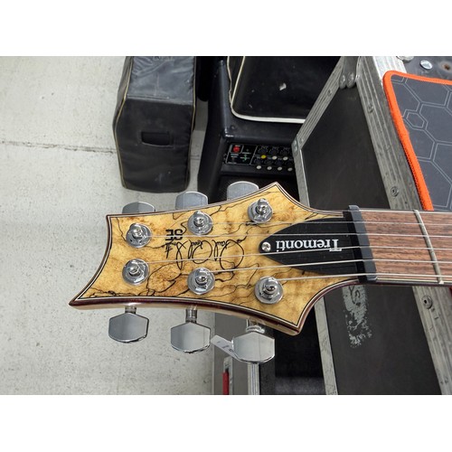 18 - 2017 Paul Reed Smith (PRS) SE Tremonti electric guitar, made in Korea; Body: natural spalted top upo... 
