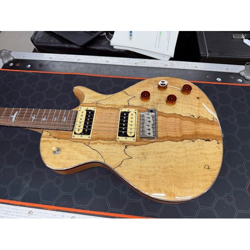 18 - 2017 Paul Reed Smith (PRS) SE Tremonti electric guitar, made in Korea; Body: natural spalted top upo... 