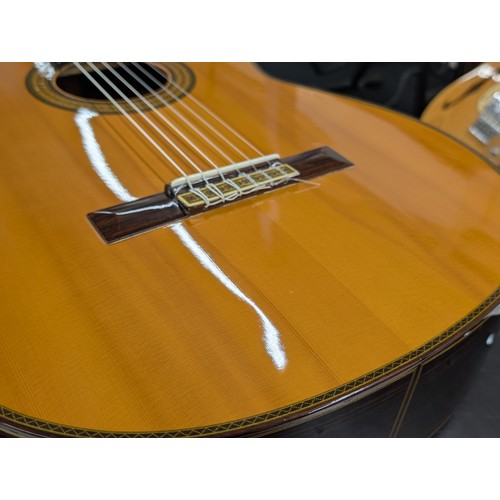 2253 - 2012 Paulino Bernabe Model 10 classical guitar, made in Madrid, Spain; Back and sides: Indian rosewo... 