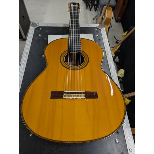 2253 - 2012 Paulino Bernabe Model 10 classical guitar, made in Madrid, Spain; Back and sides: Indian rosewo... 