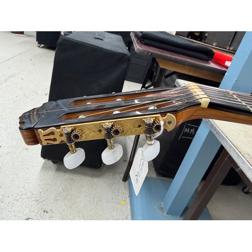 2278 - 1982 Manuel Contreras Flamenco guitar, made in Madrid, Spain; Back and sides: natural cypress; Top: ... 