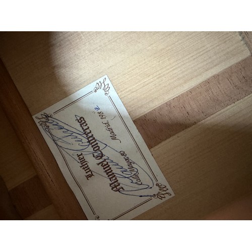 2278 - 1982 Manuel Contreras Flamenco guitar, made in Madrid, Spain; Back and sides: natural cypress; Top: ... 