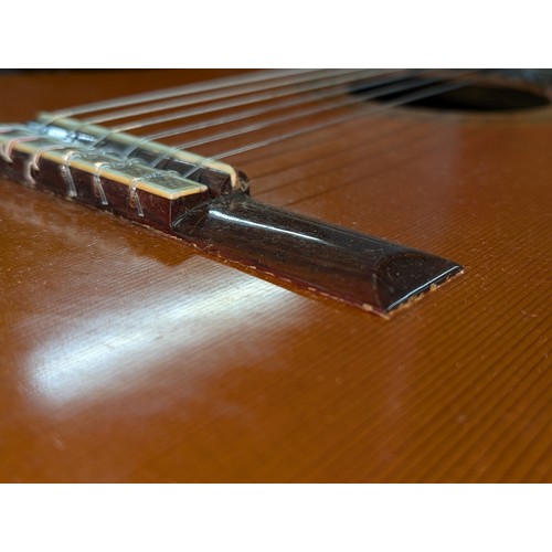 2282 - 1973 Ryoji Matsuoka 60 classical guitar, made in Japan; Back and sides: rosewood, light marks and we... 