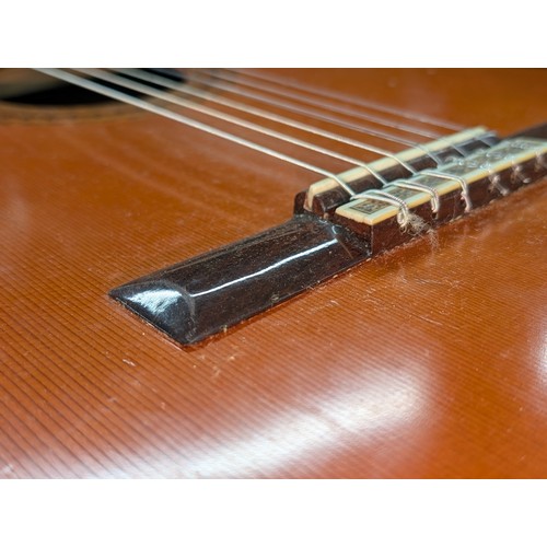 2282 - 1973 Ryoji Matsuoka 60 classical guitar, made in Japan; Back and sides: rosewood, light marks and we... 